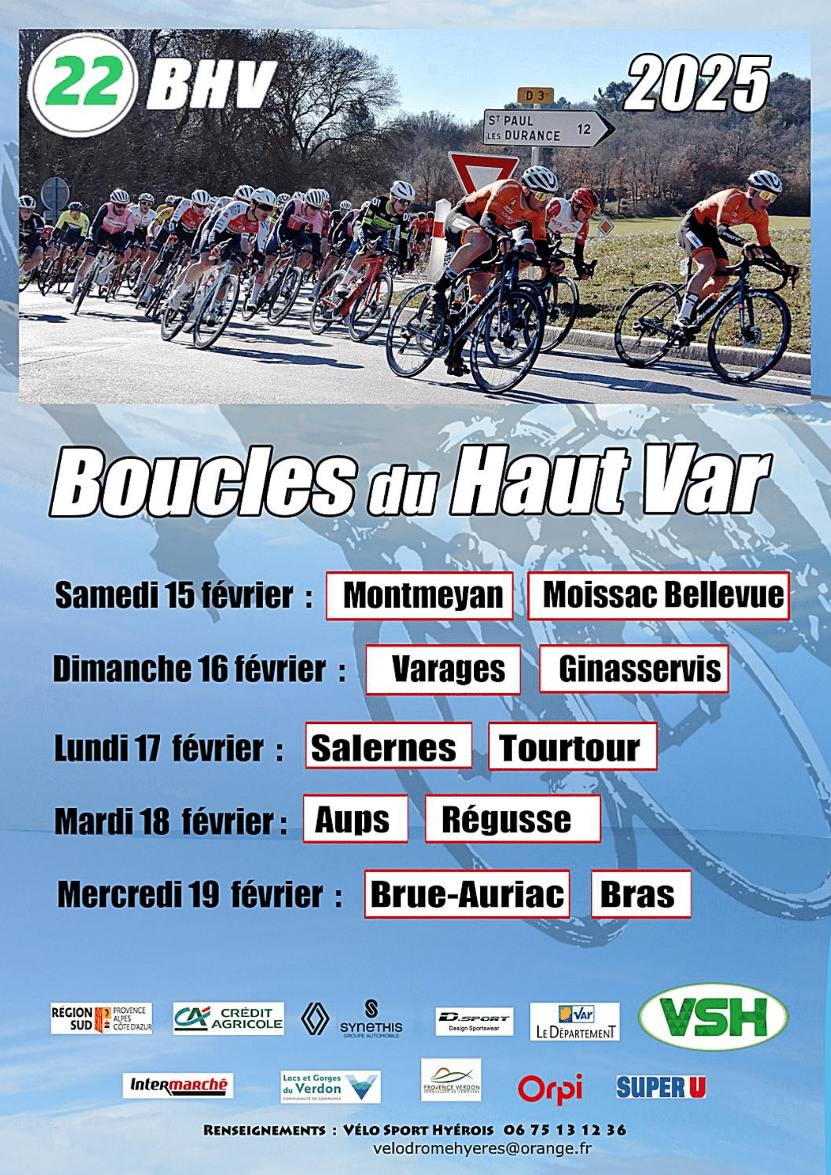 Affiche Boucles du Haut Var